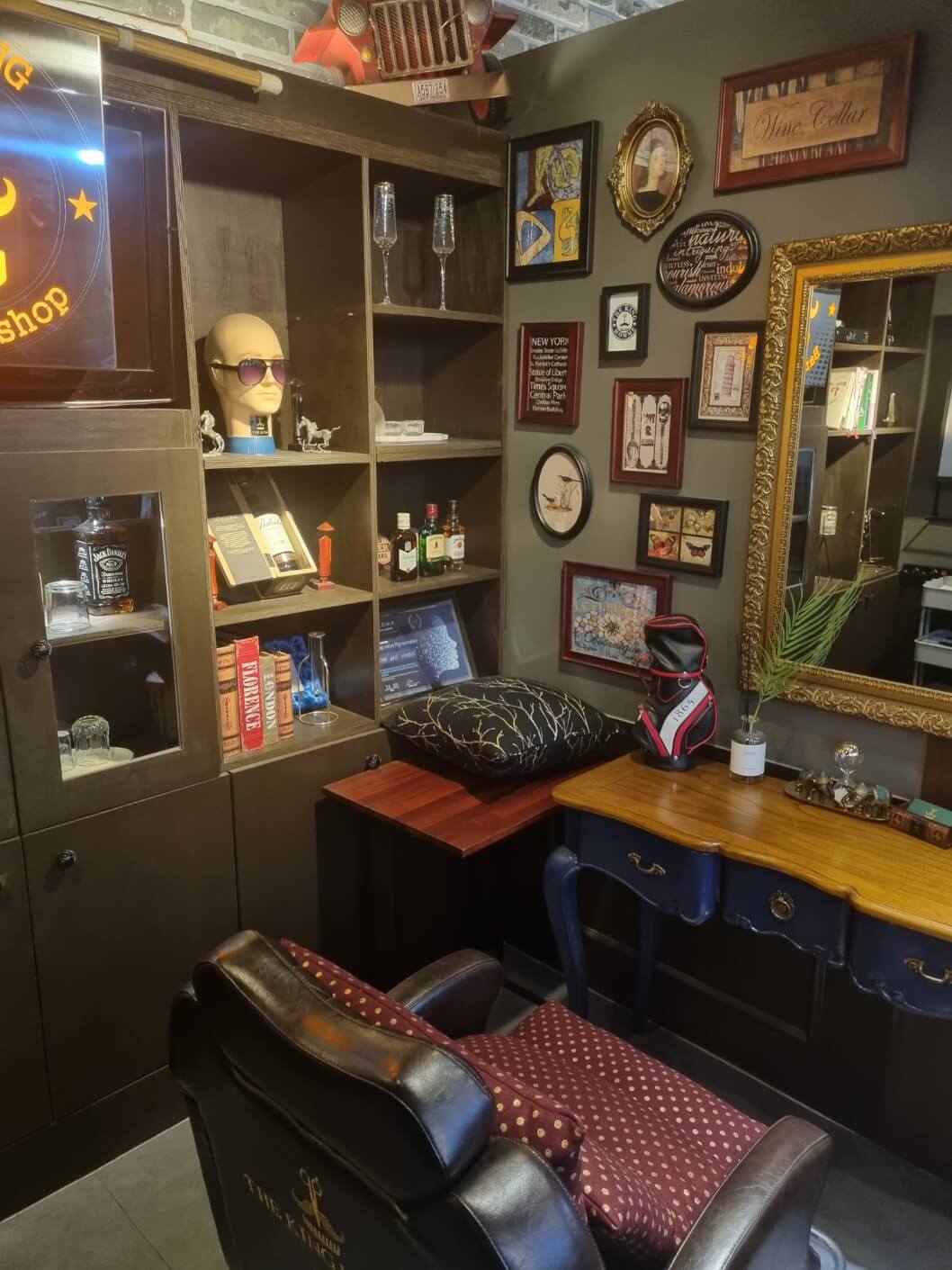 더킹바버샵 동탄점 포마드 추천 내돈내산 내부 방문후기