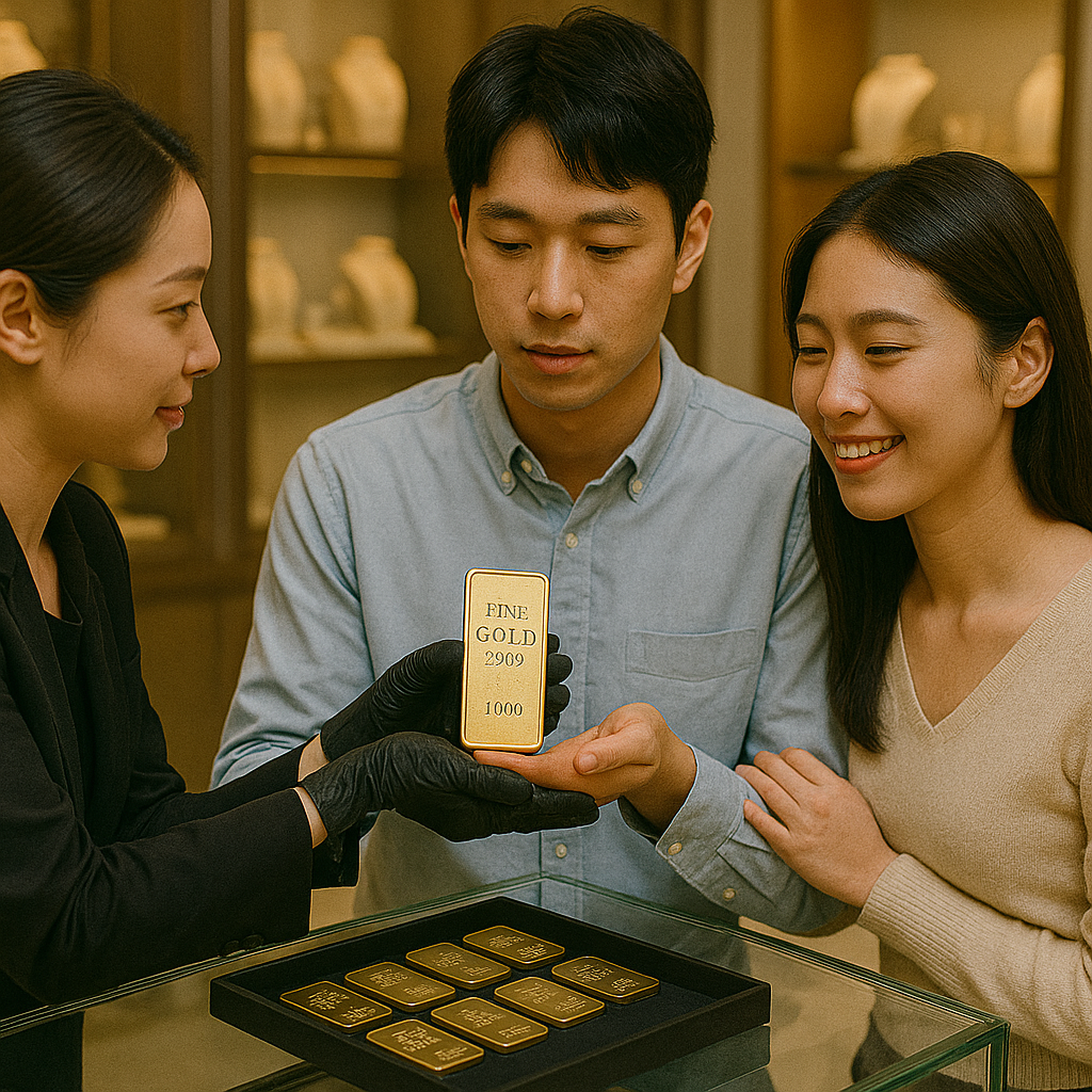 오늘의 금 가격