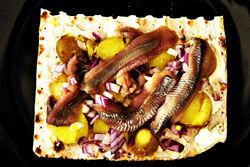 스웨덴 Pitea 레스토랑 Surstroemming 절인 청어