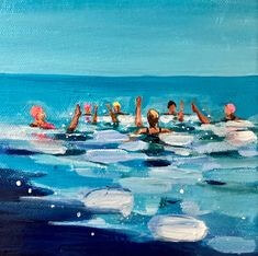 바닷가에서-물놀이를-하고있는-소년들