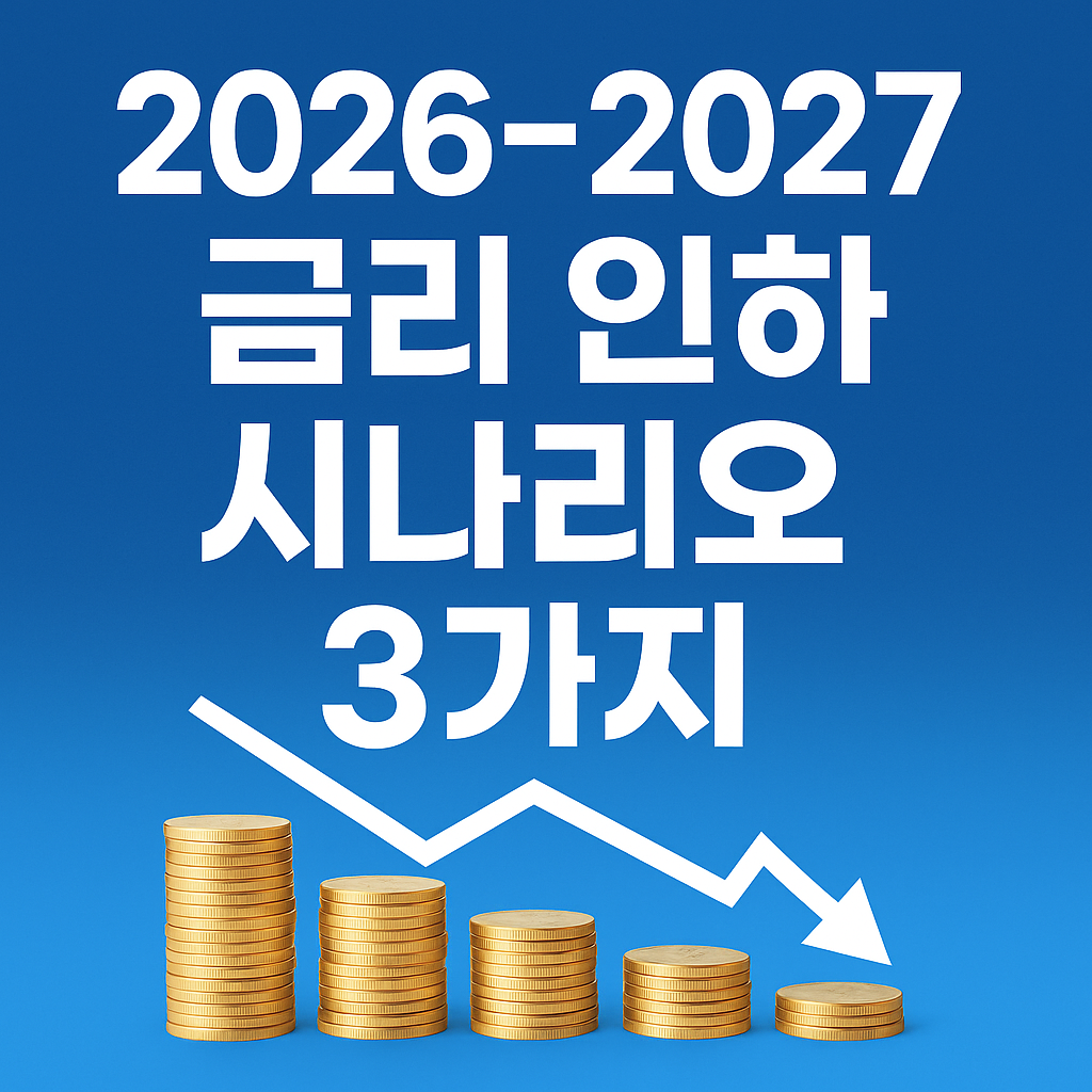 2026~2027 금리 인하 시나리오 3가지