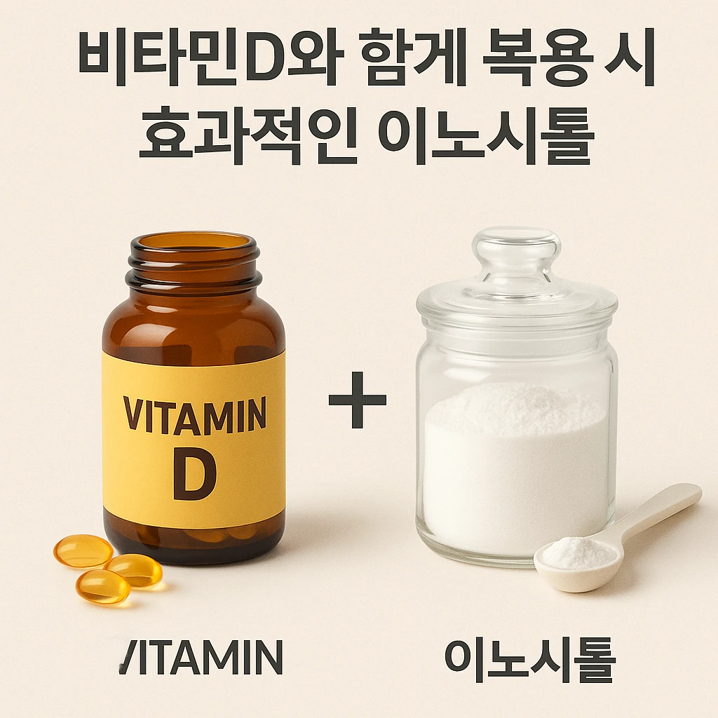 비타민D와 함께 복용 시 효과적인 이노시톨
