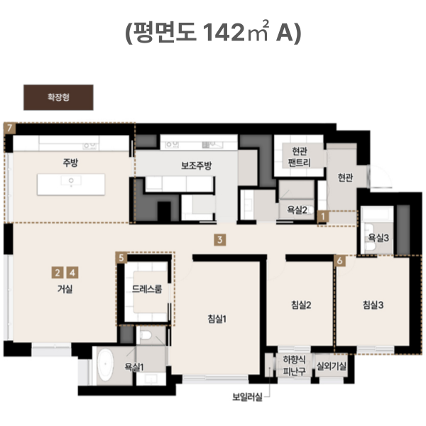 써밋 리미티드 남천 평면도