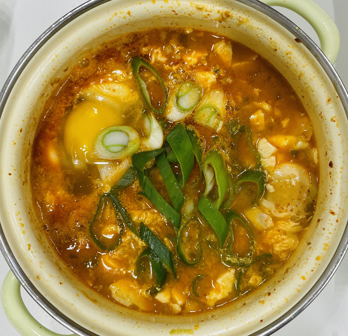 순두부찌개 황금 다대기
