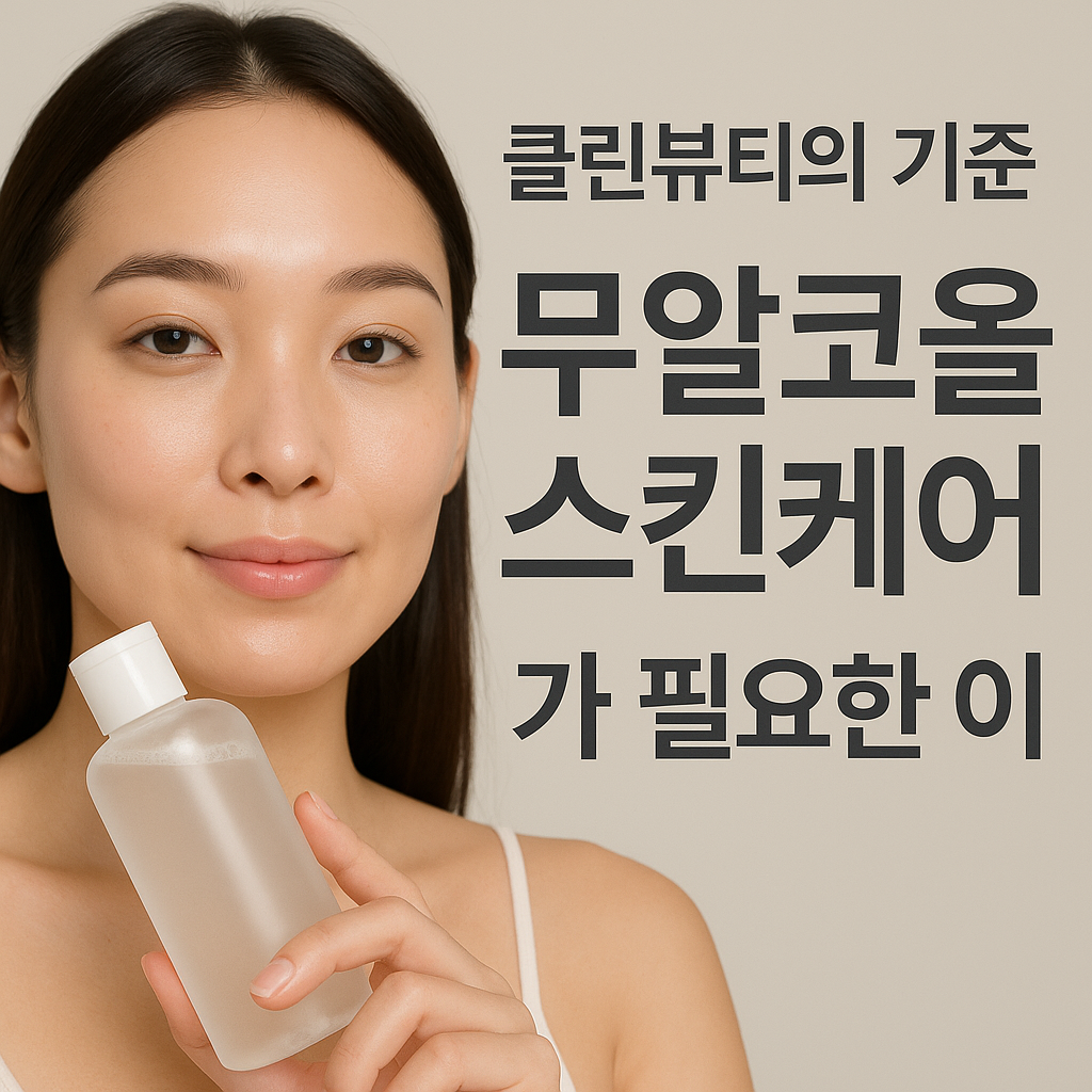 무알코올 스킨케어