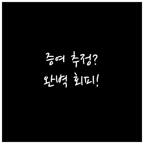 세법상 증여 추정 완벽 회피: 차용증..