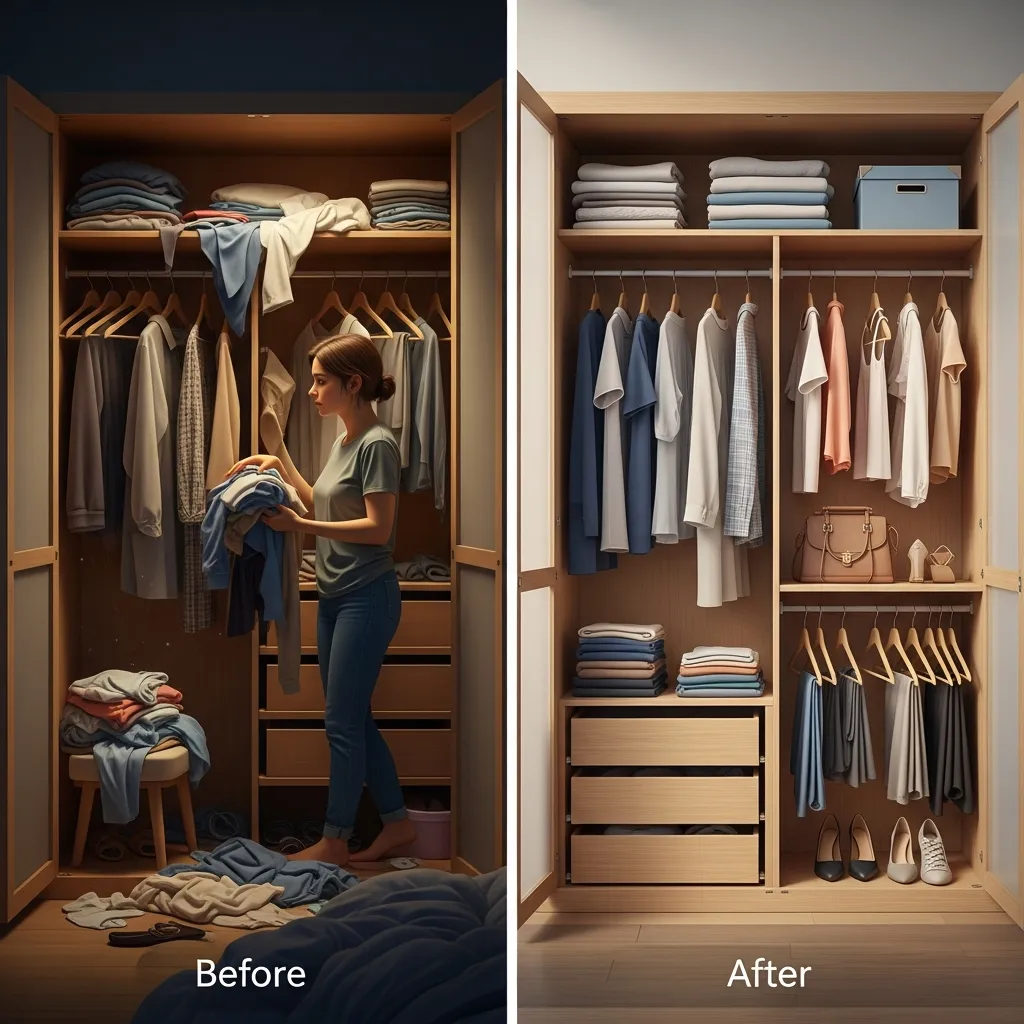 빠른 옷장 정돈