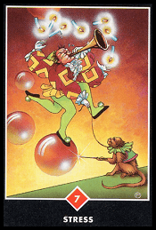 오쇼젠 카드 스트레스&amp;#44; 여행&amp;#44; 소모&amp;#44; 억압에 관한 사진