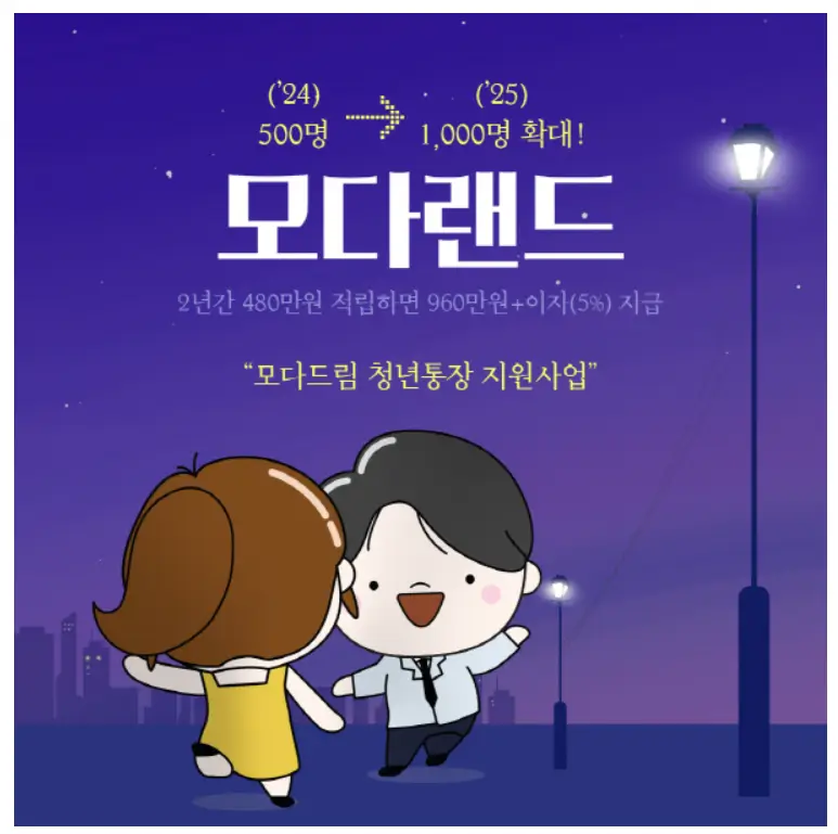 모다드림-청년통장-홍보-포스터