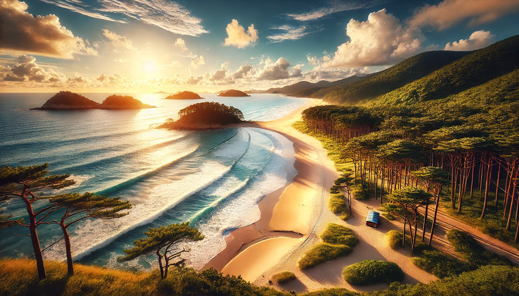 안면도의 아름다운 풍경을 담은 이미지