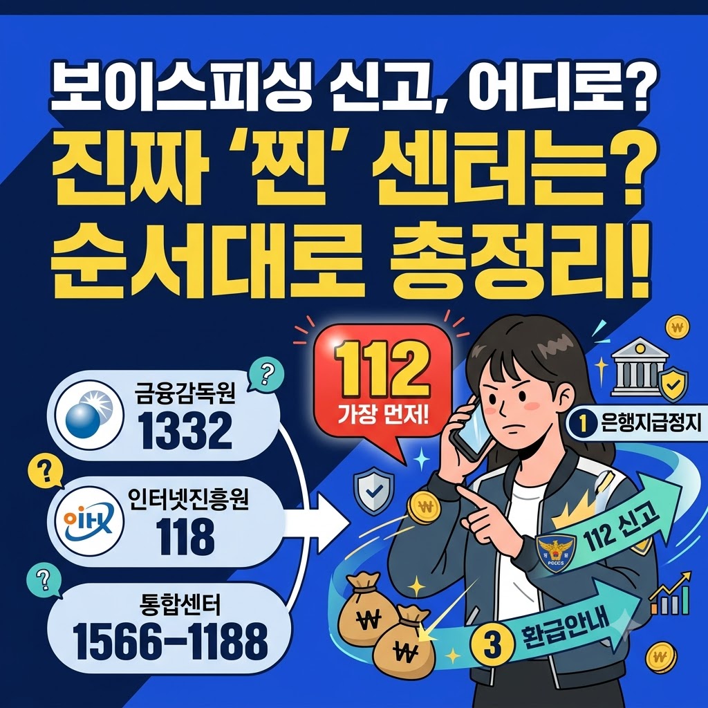 보이스피싱 신고 어디로?｜112&middot;피싱안심SOS 공식 신고센터 정리 관련사진