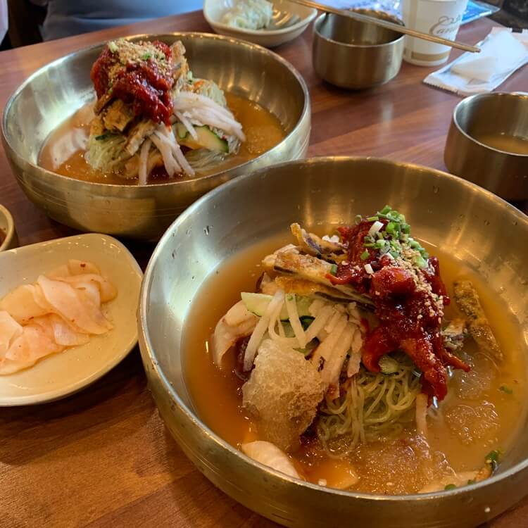 교동면옥 2그릇