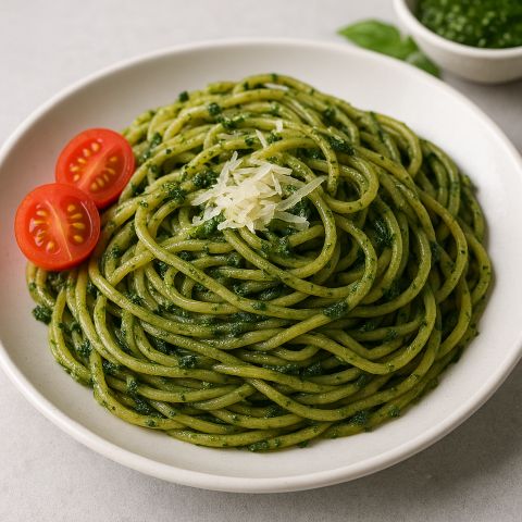 곤드레 나물 페스토 파스타