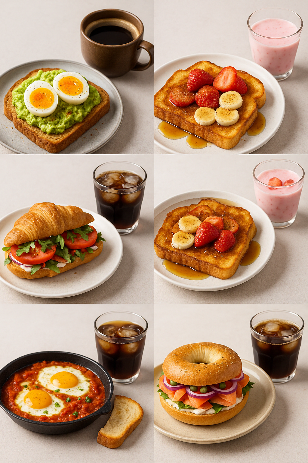 카페 안 가도 되는 브런치 조합