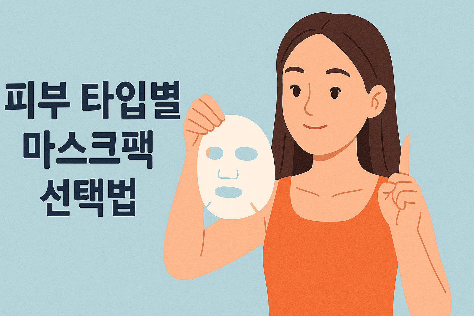 피부 마스크팩 선택법