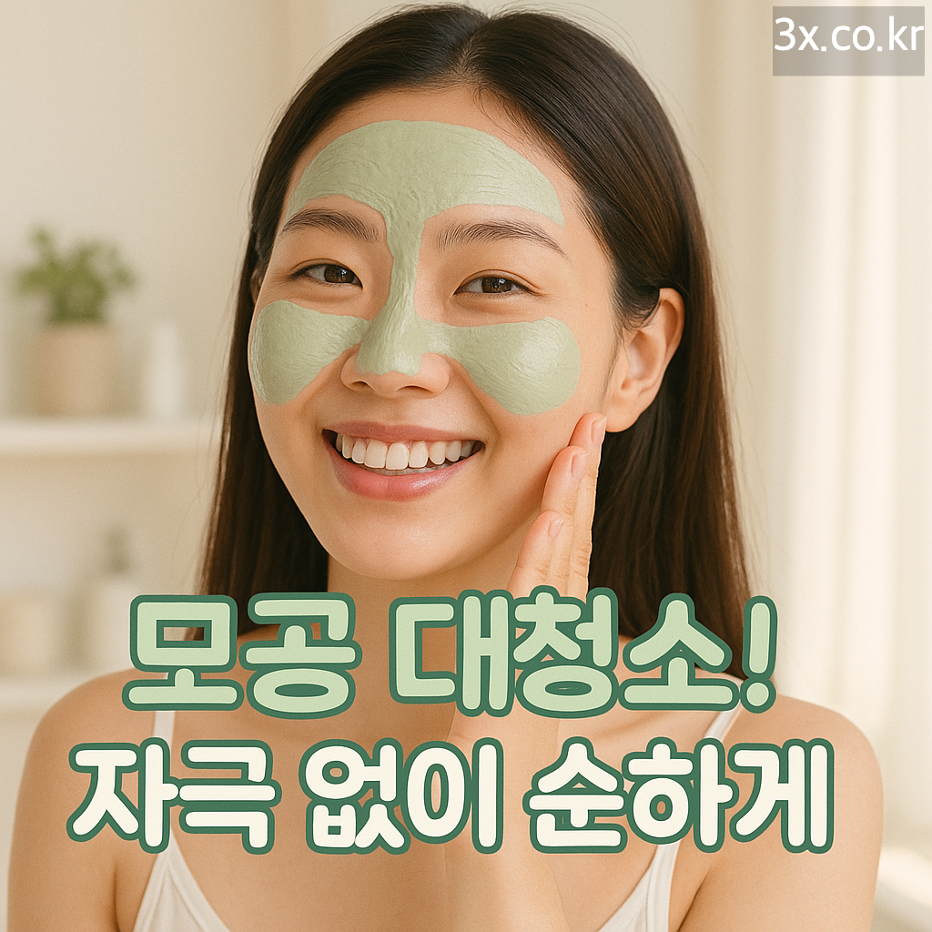 모공 대청소! 자극 없이 순하게