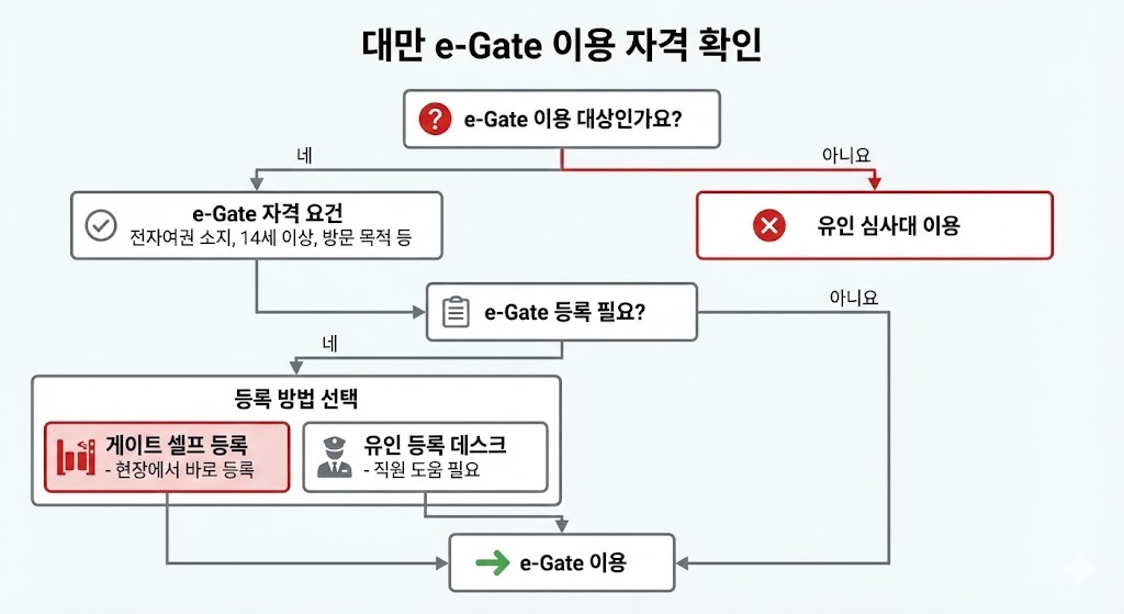 대만 입국심사 2026 최신|TWAC부터 e-Gate까지 “줄 서는 순서” 한 번에 정리