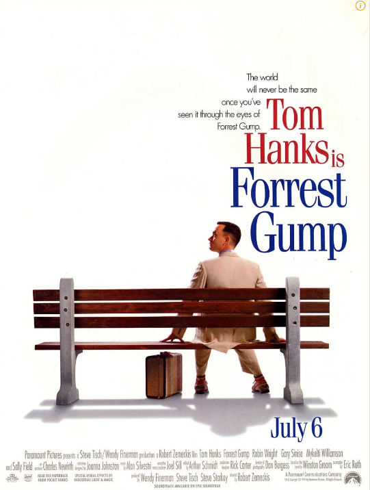1994년 개봉한 영화 포레스트 검프(Forest Gump)