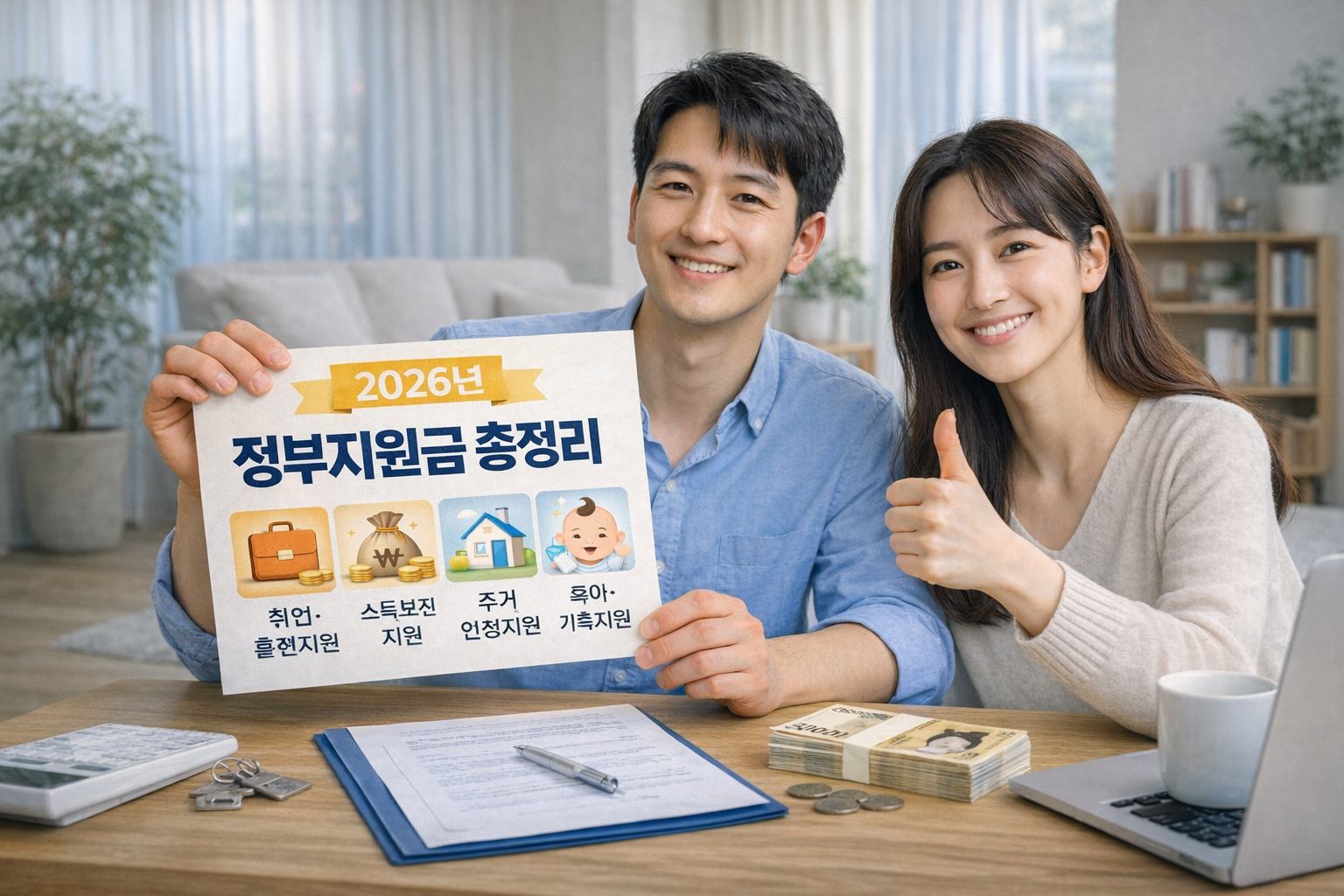 정부지원금, 주거지원, 육아지원, 취업지원