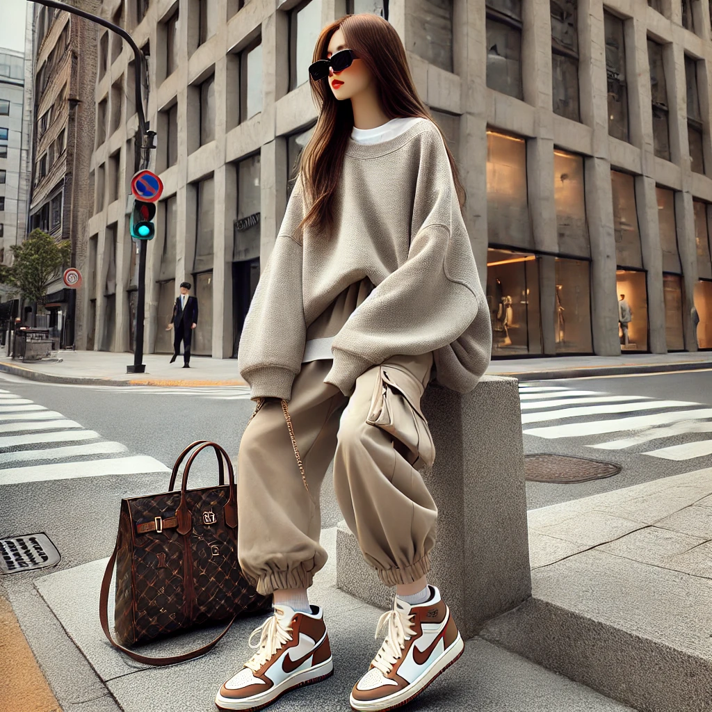 트렌디한 여성 코디 관련 사진