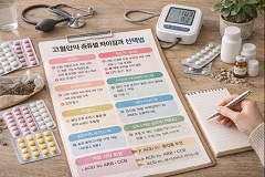 고혈압약 종류별 차이점과 선택법 (고혈압, 약물, 비교)