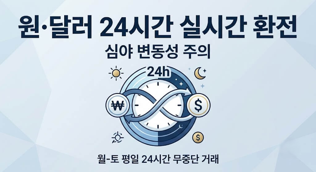 7월부터 원·달러 24시간 거래, 환전하기 전 꼭 알아야 할 변화