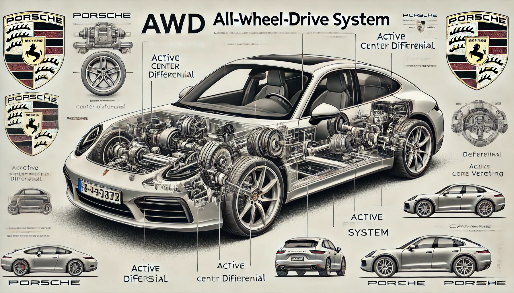 포르쉐 4륜구동 시스템