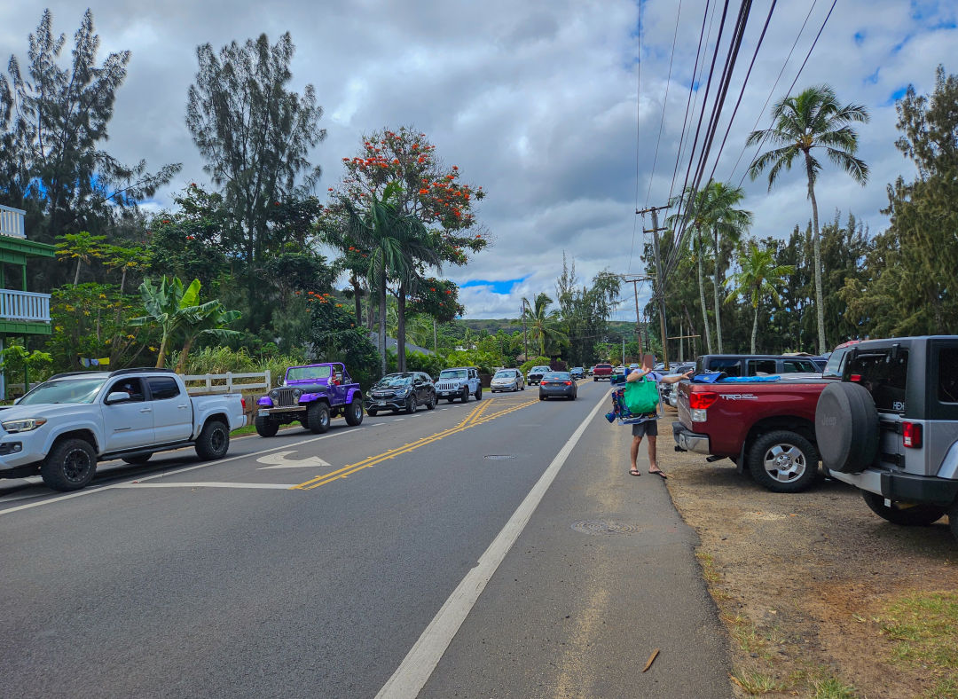 하와이 샥스코브 주차장