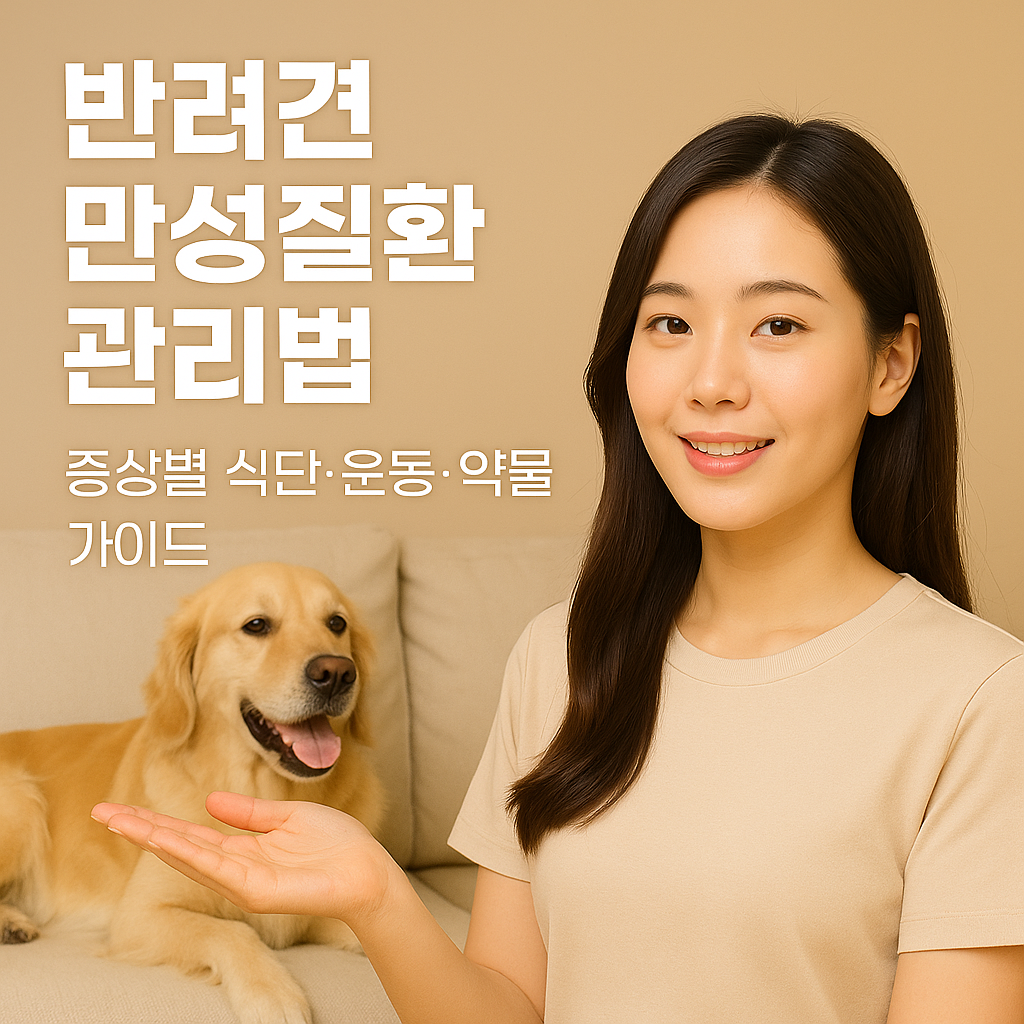 반려견 만성질환 관리법｜증상별 식단&middot;운동&middot;약물 가이드