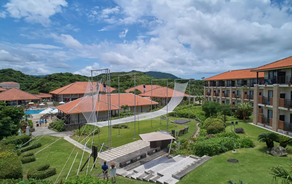 이시가키 클럽메드 카비라 공중그네