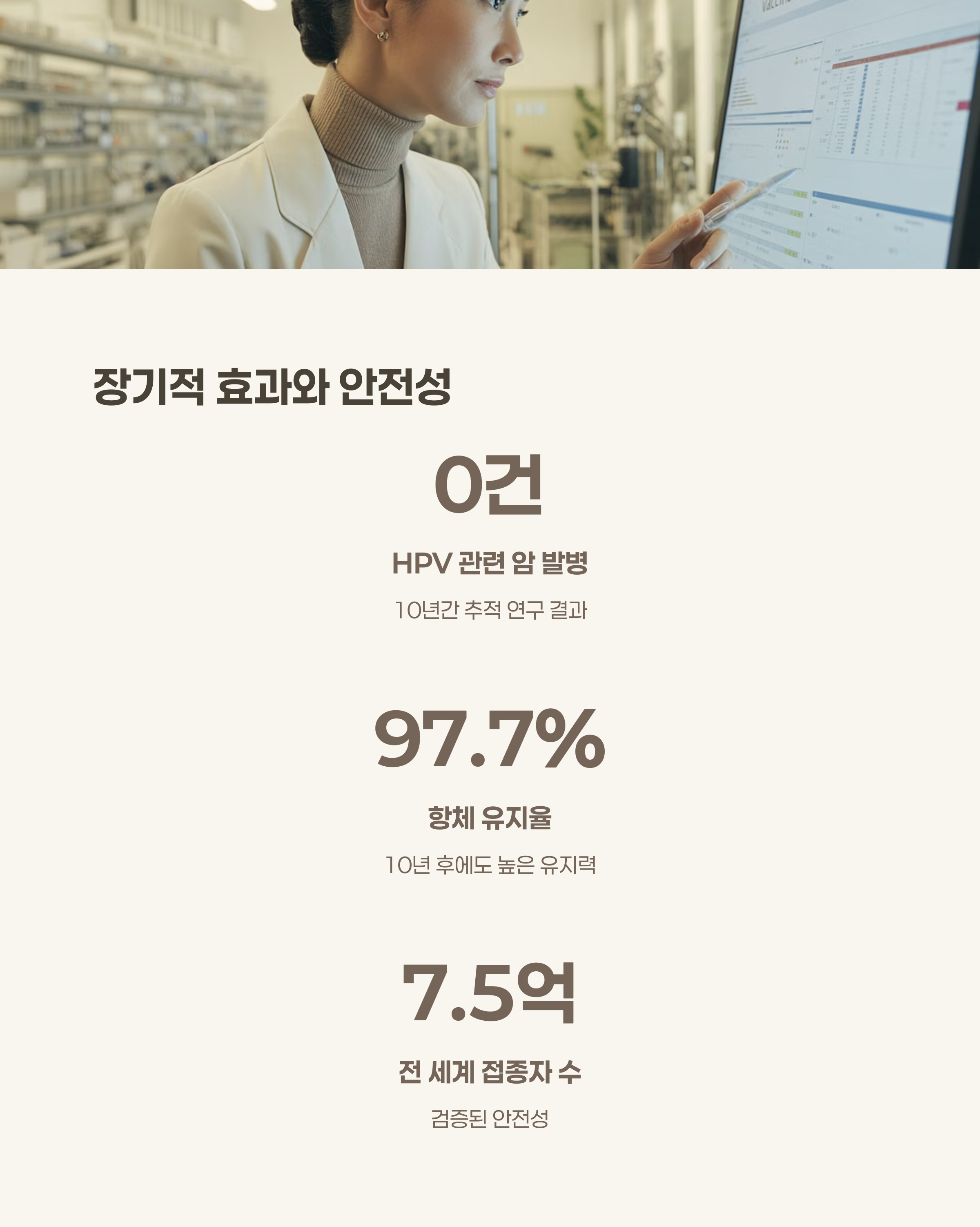 장기적 효과와 국내외 안전성