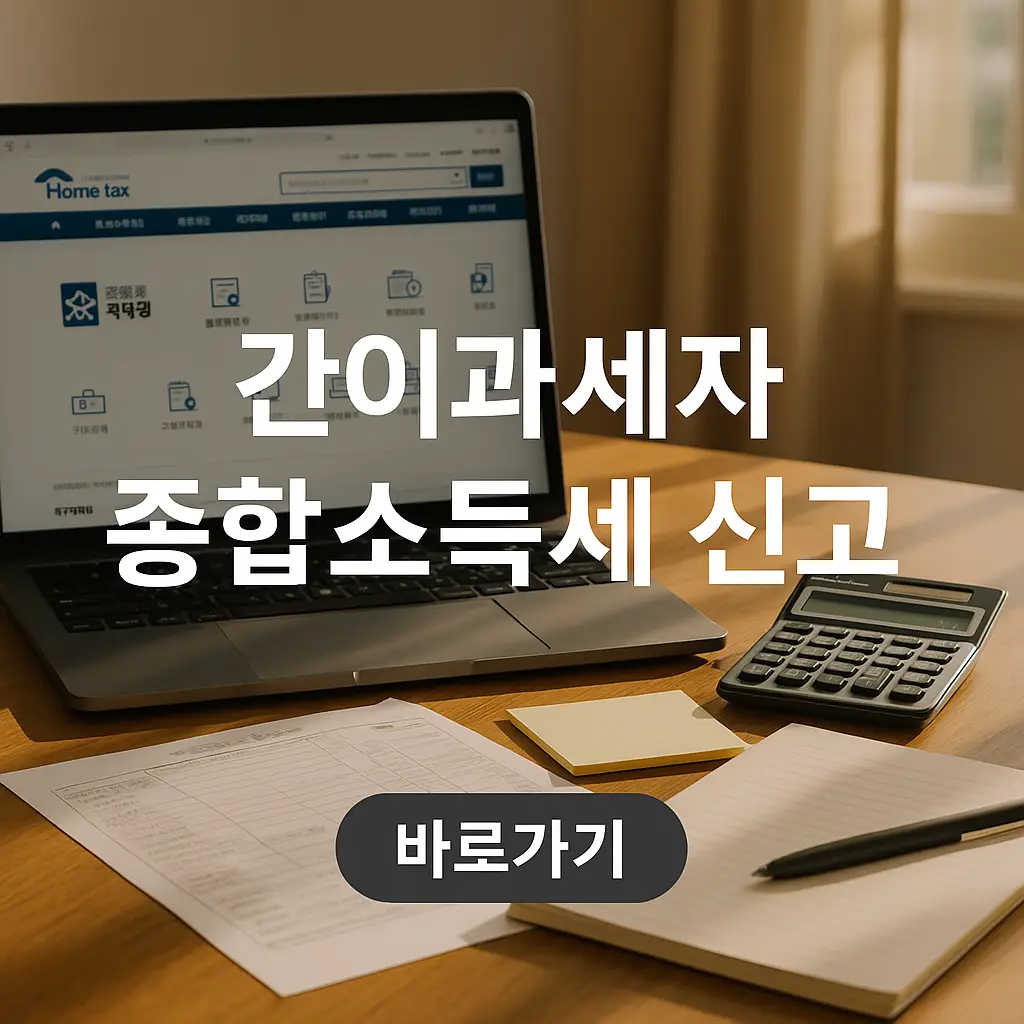 간이과세자 종합소득세 신고 방법 총정리 (2025년)