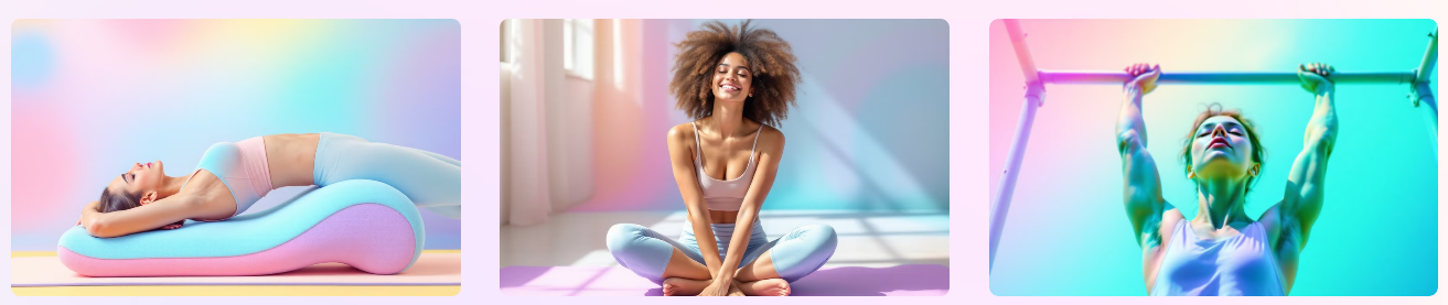 척추 건강 관리법에 대한 예시