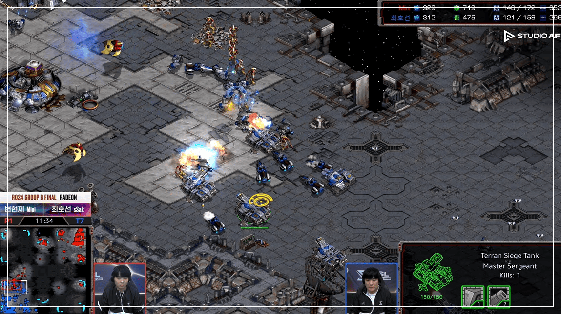 SSL 24강 B조 최종전 멀티공격