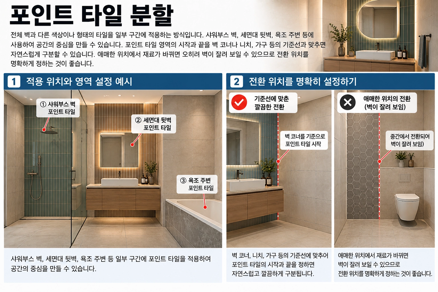 포인트 타일 분할