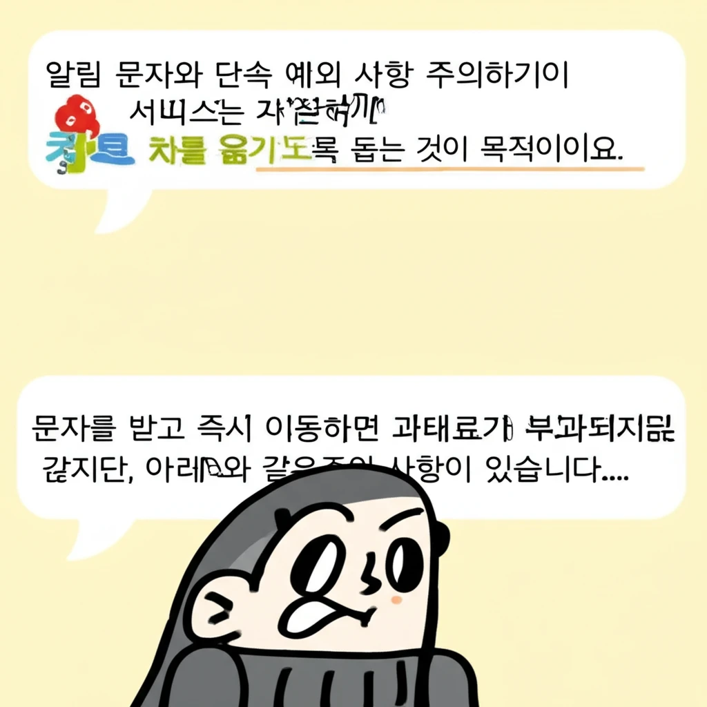 광양시 주정차 단속 전 문자 알림 신..