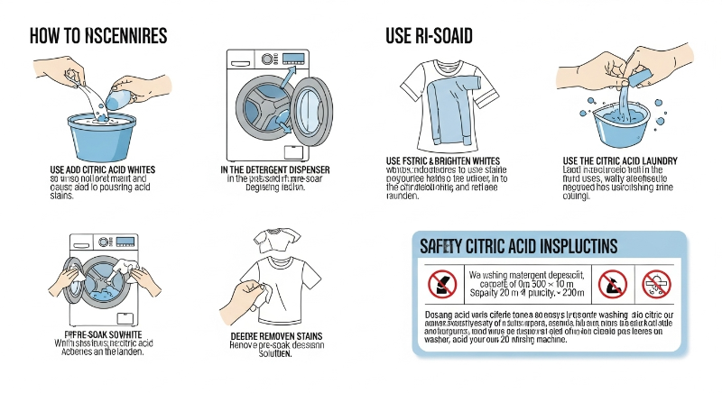 구연산 활용법: 세탁 
