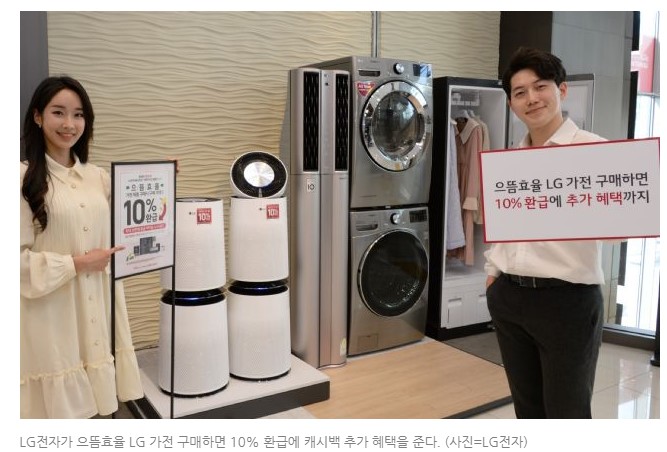 가전 구매 혜택 총정리(환급정책, 대상품목, 신청방법)