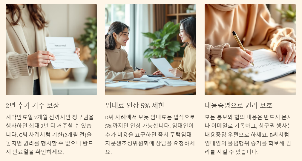 임대차 계약갱신 청구권 활용법