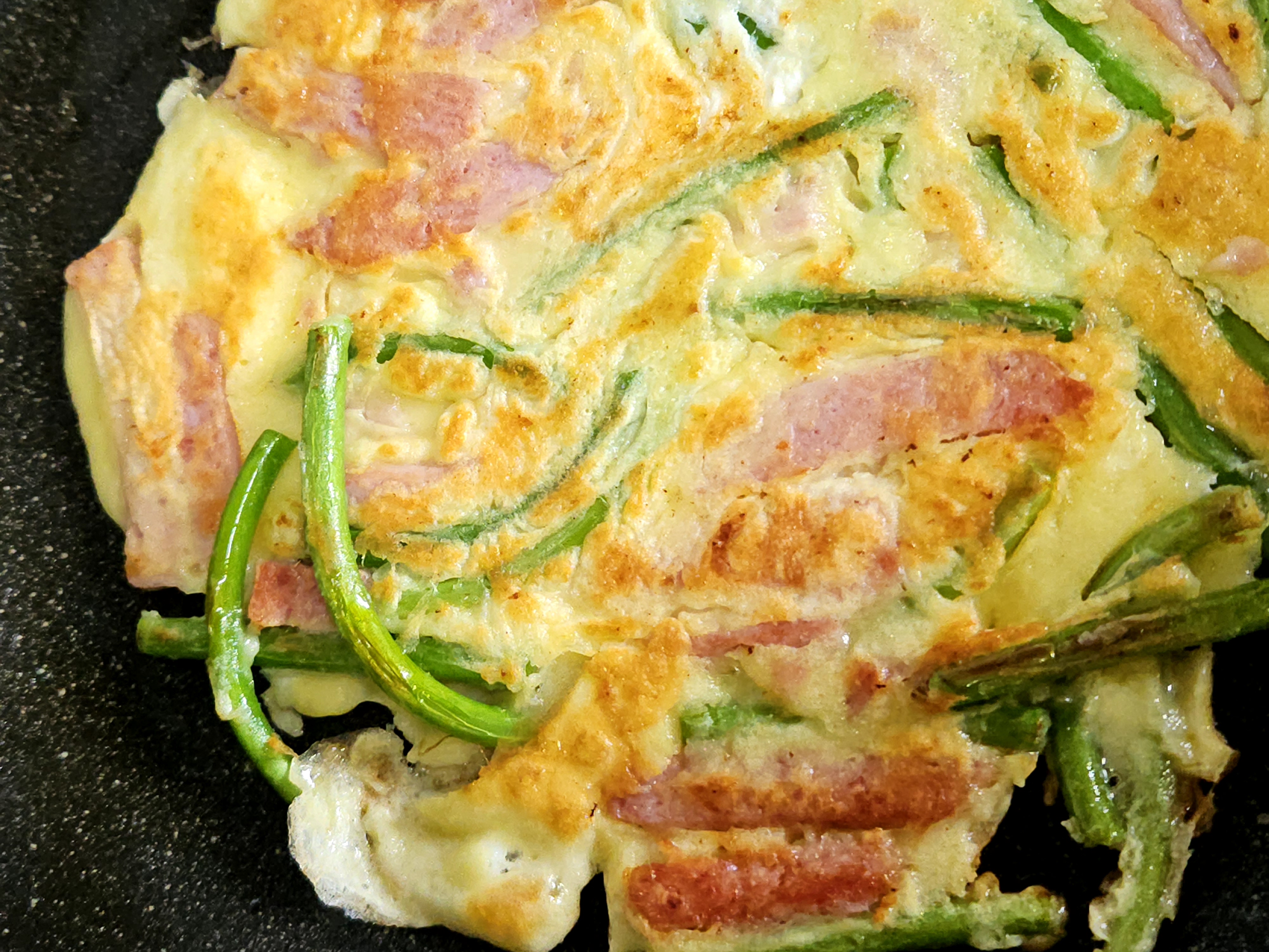 마늘쫑스팸전
마늘쫑요리