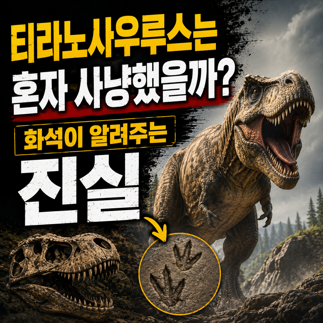 티라노사우루스는 혼자 사냥했을까