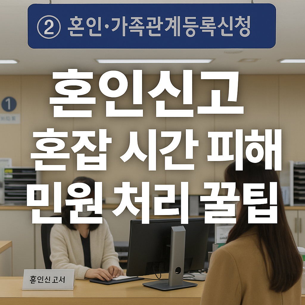 혼인신고 방법