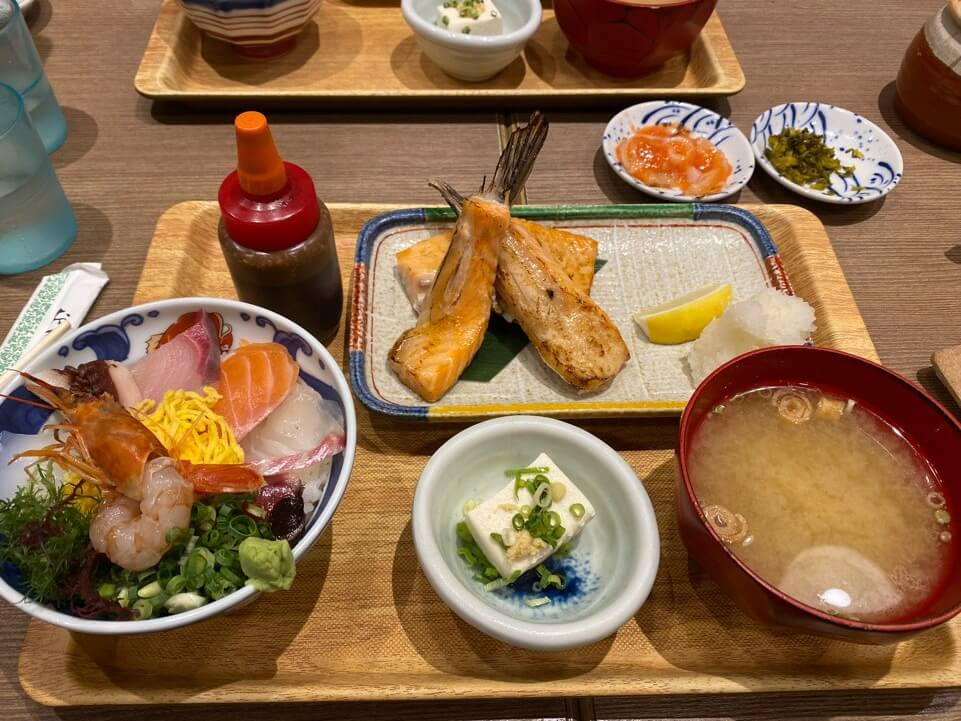 하카타의 해산물 요리 식당