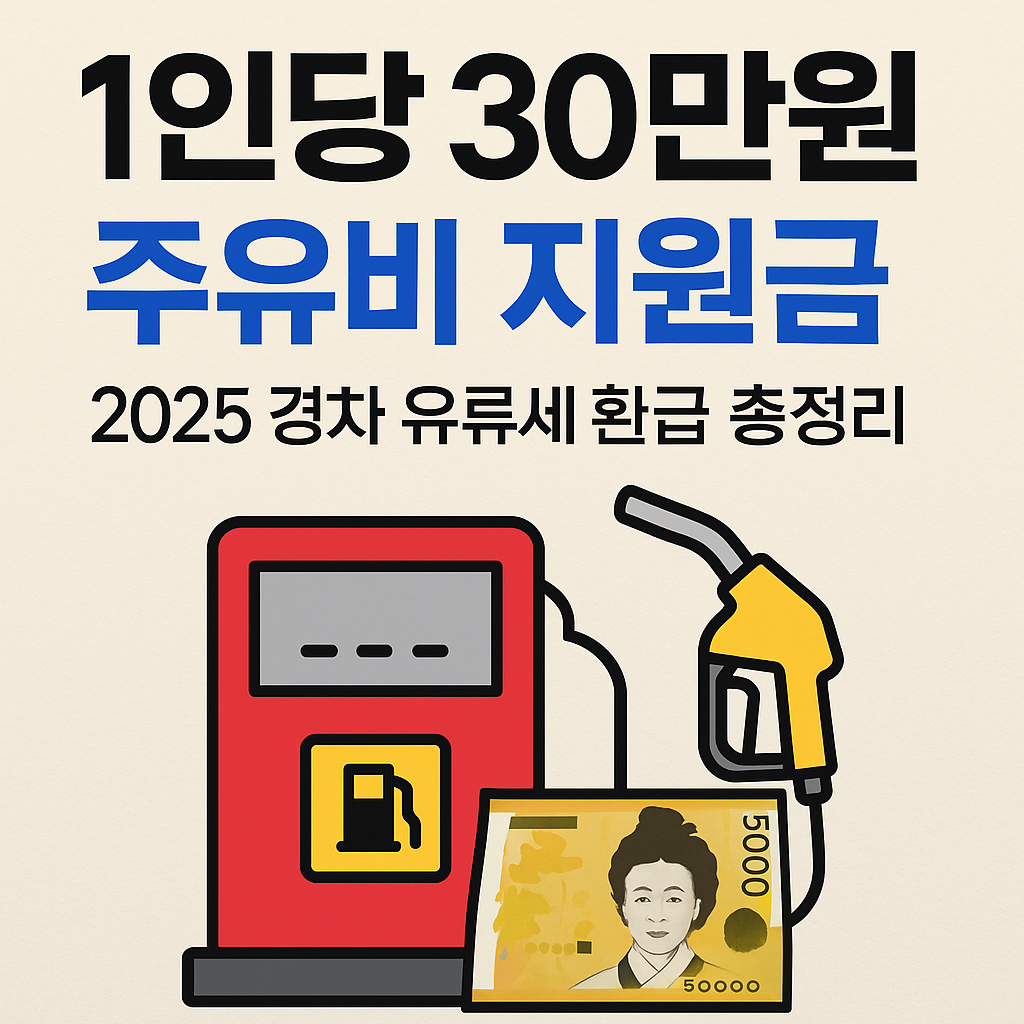 1인당 30만원 주유비 지원금