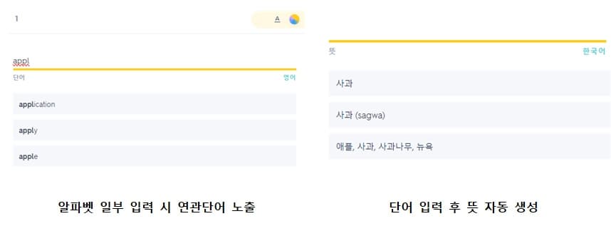 퀴즐렛 사용법 예시 이미지