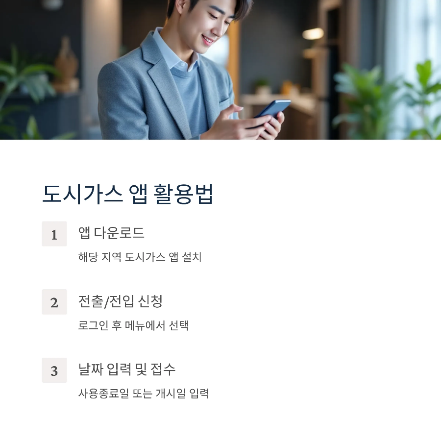 도시가스 앱 활용법