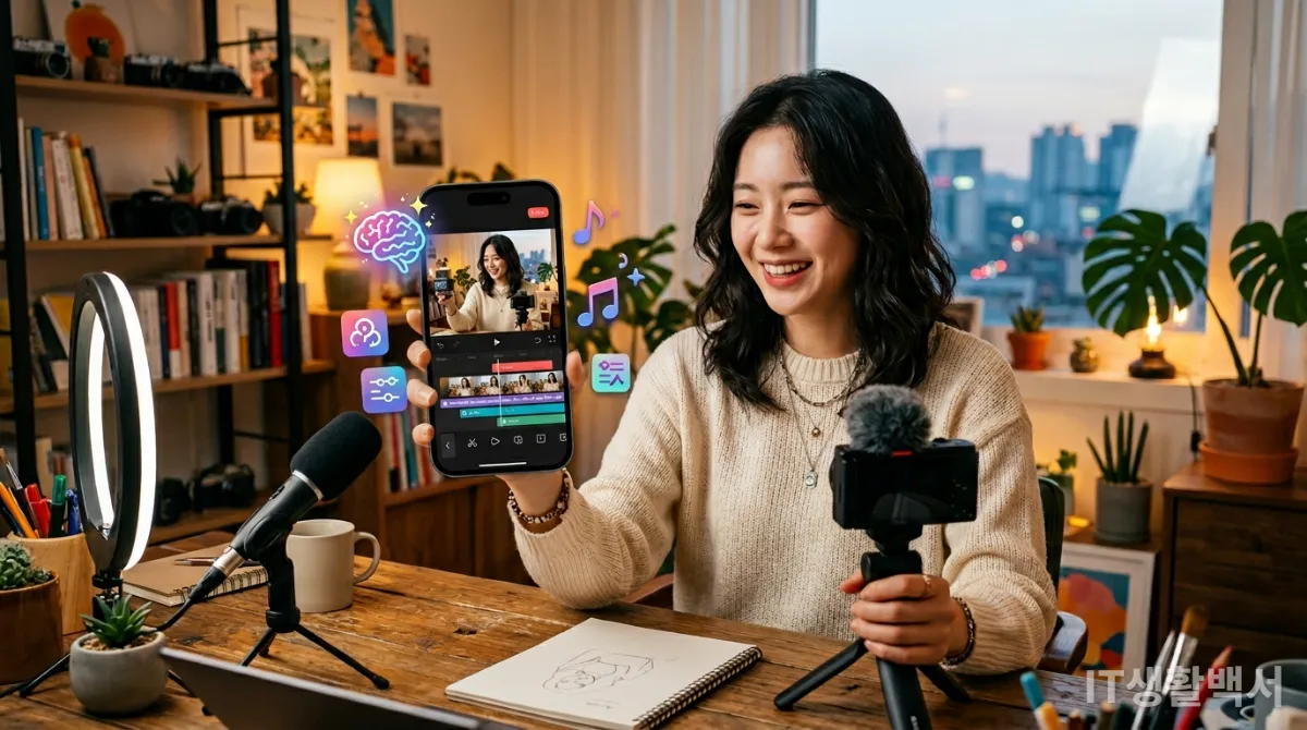 AI 이미지 및 영상 편집 앱으로 창의적인 콘텐츠를 제작하는 한국인