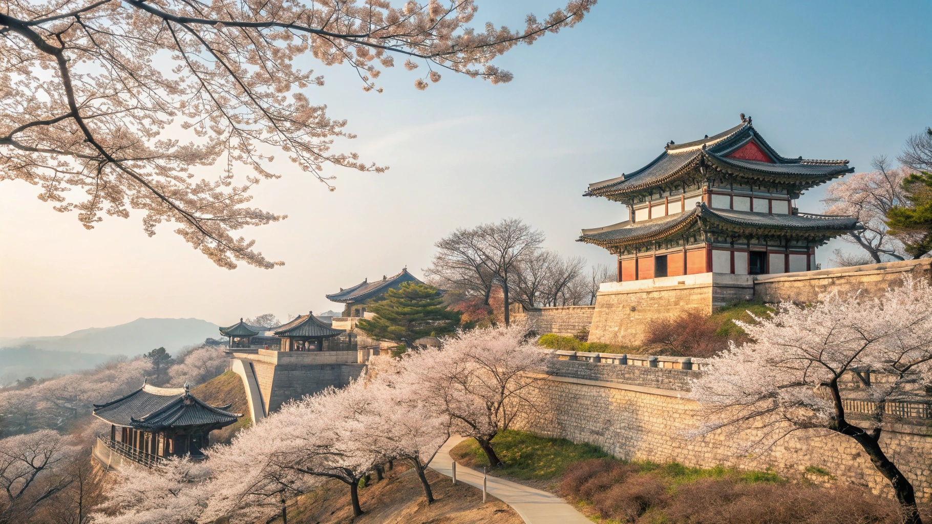 서울 근교 남한산성 꽃길 여행, 추천 코스
