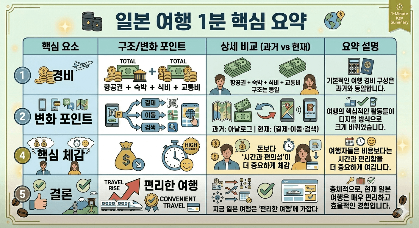 40대 직장인이 체감한 무현금이고픈 일본 여행의 신세계