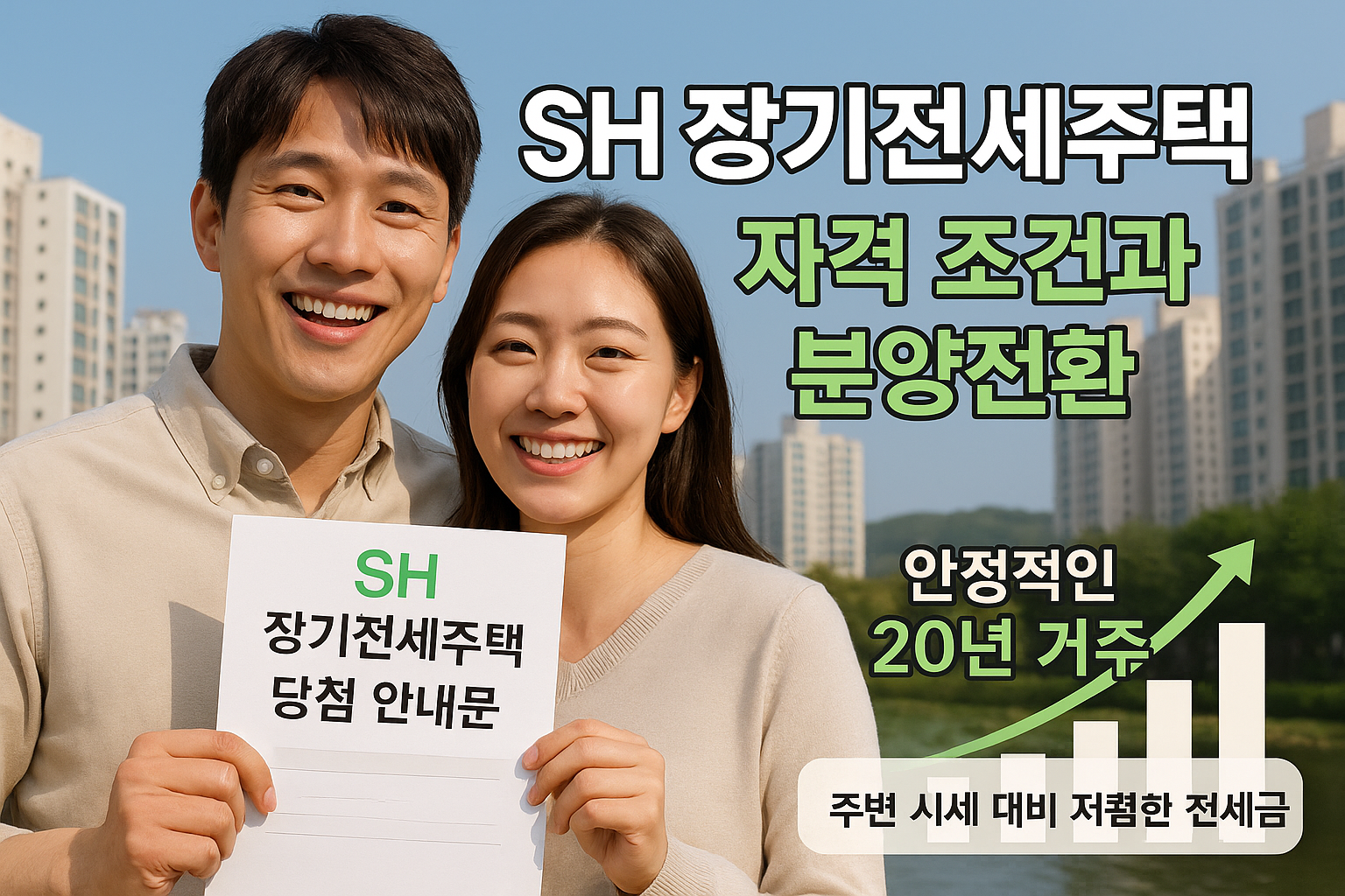 SH 장기전세주택에 당첨된 젊은 부부
